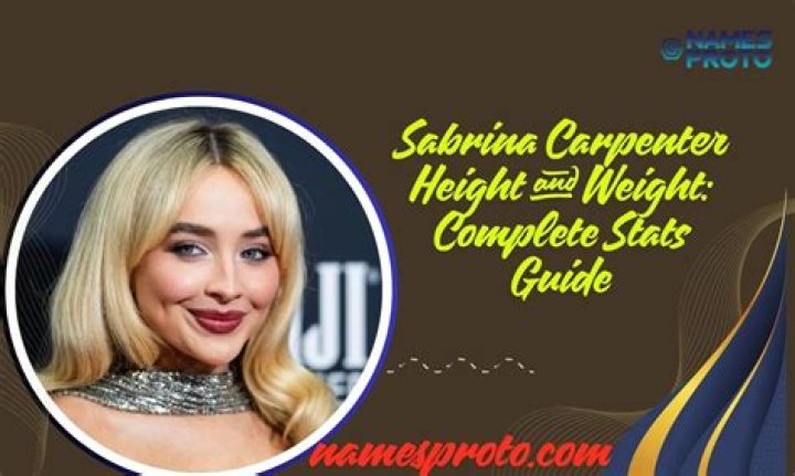 Sabrina Carpenter Weight: A Healthy Look at Public Conversations